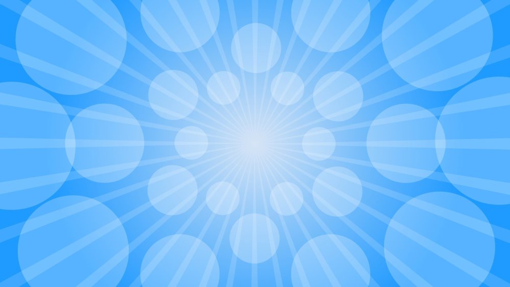Голубой фон с кругами