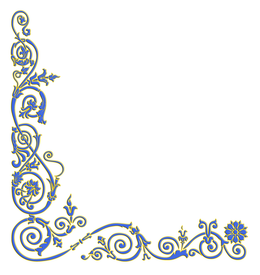 Узоры для грамот на прозрачном фоне