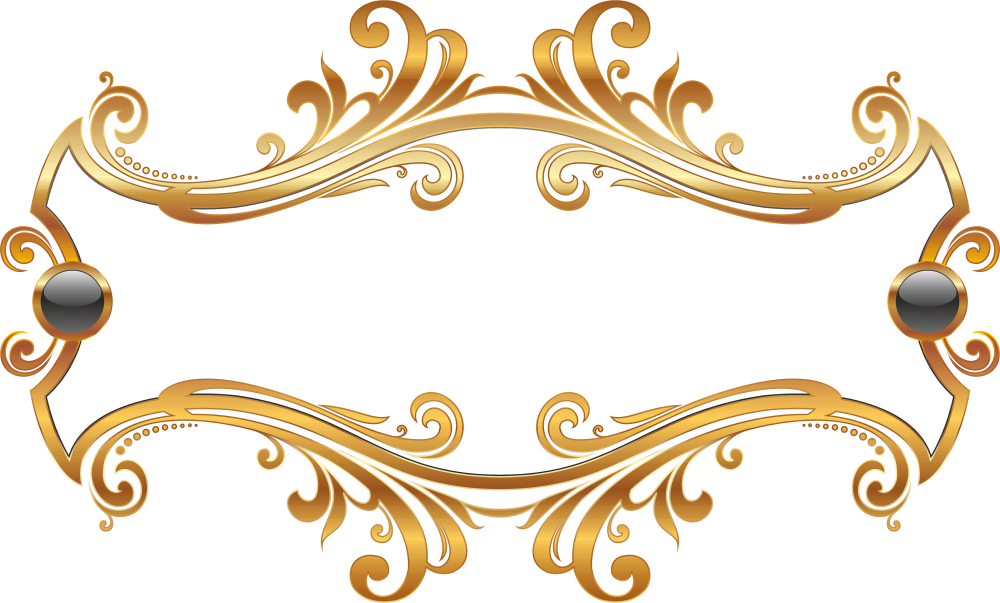 Векторная Золотая рамка