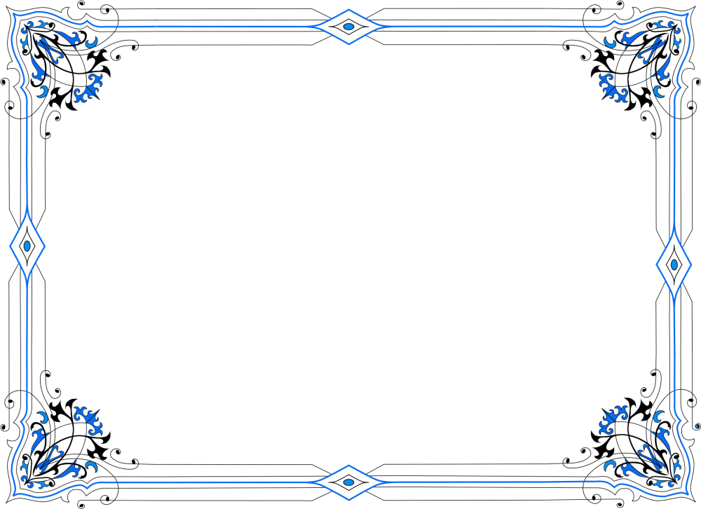 Узорный рамка цветной