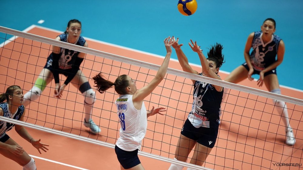 Спортивный фон волейбол