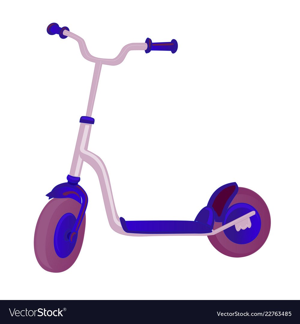 Дети на велосипеде, самокате на прозрачном фоне