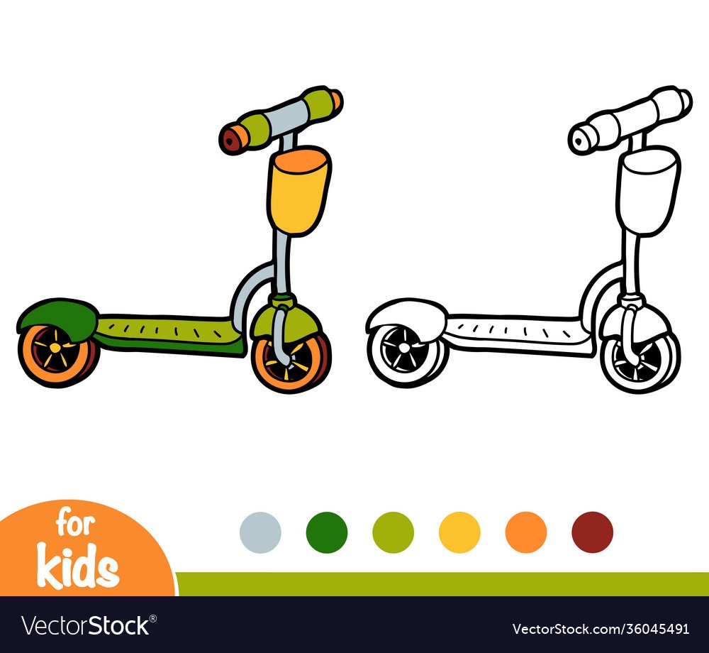 Самокат девушка gif