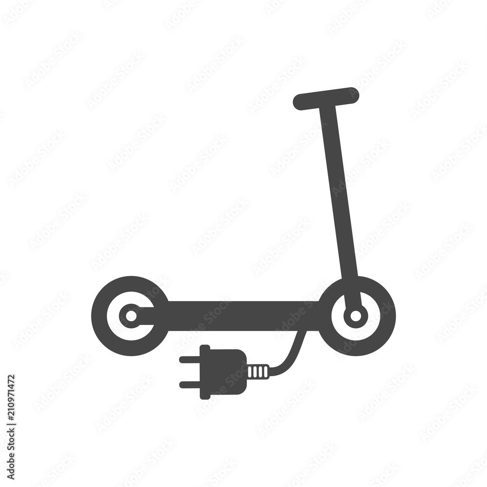 Самокат силуэт