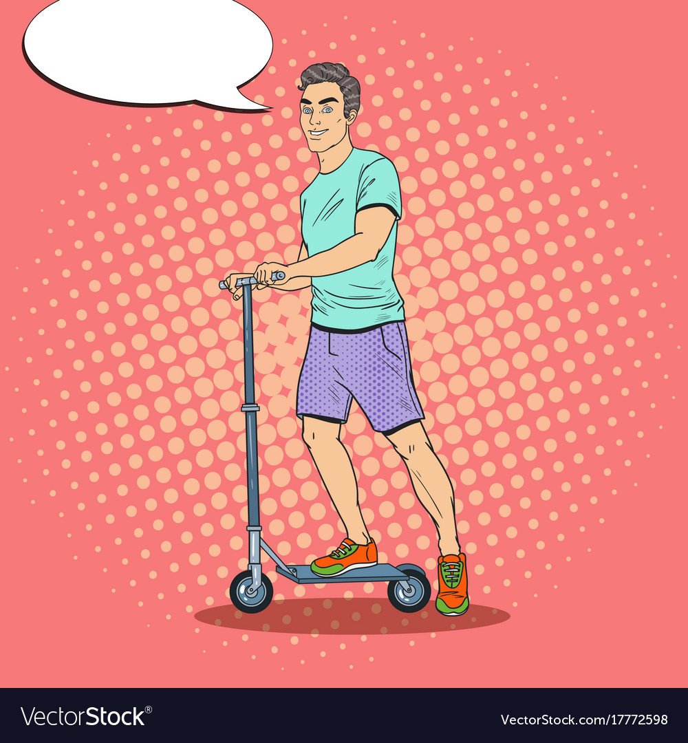 Тейлвип на самокате