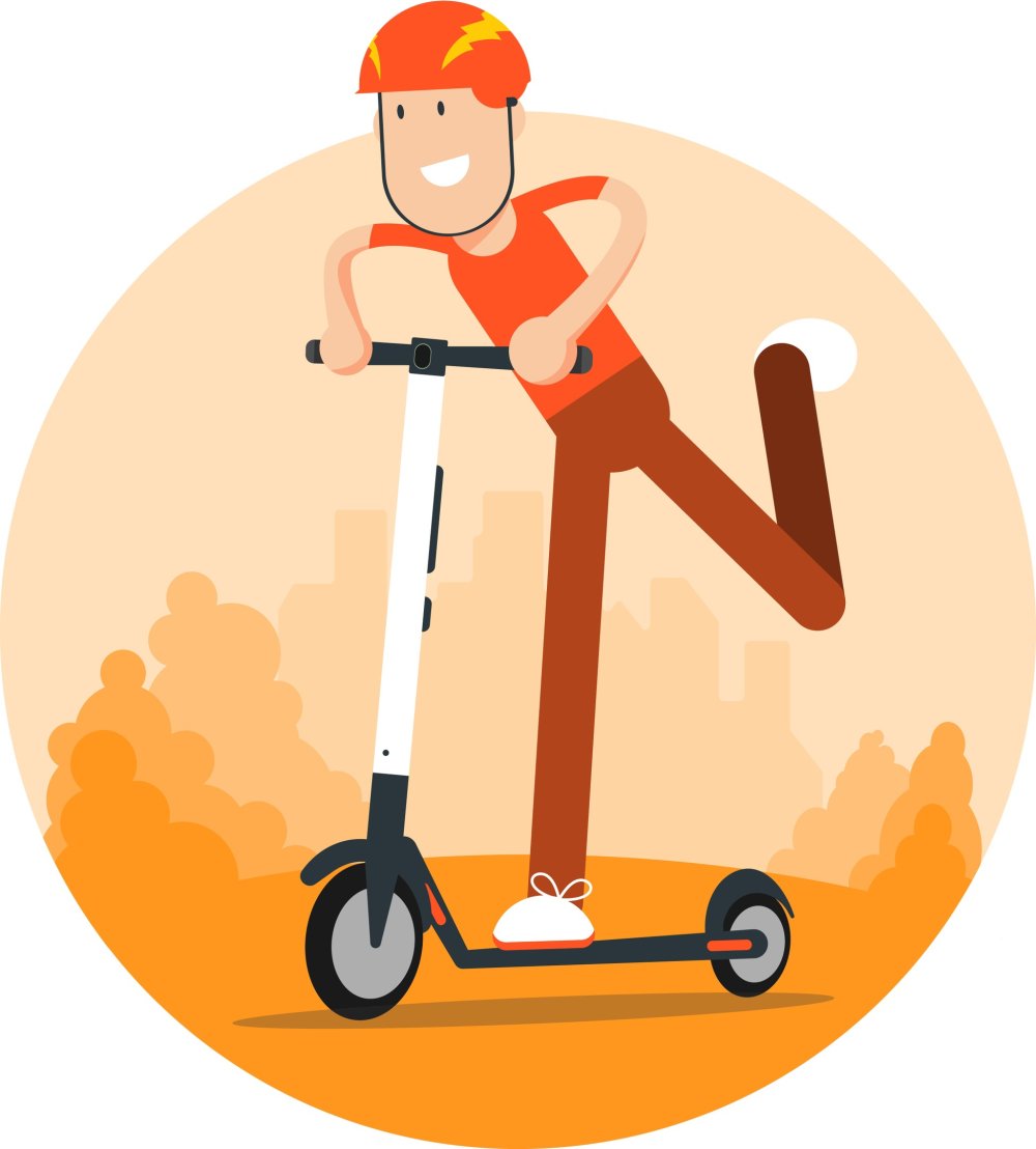 Электросамокат эмодзи