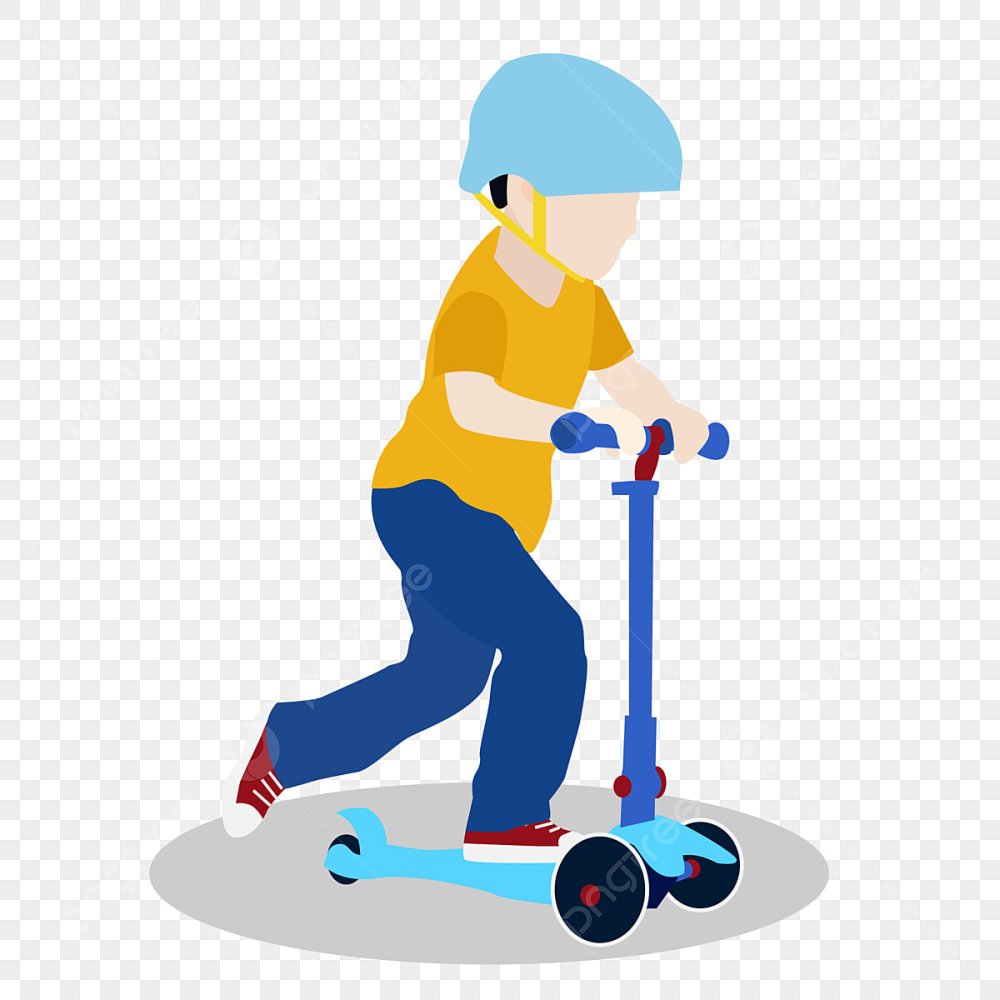 Самокат спортивный мультяшный