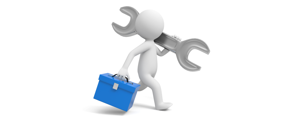 Человечек с протянутой рукой