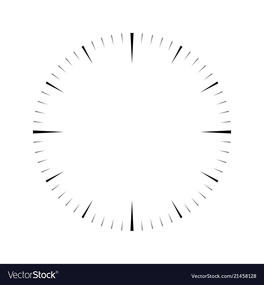 Циферблат без цифр и стрелок