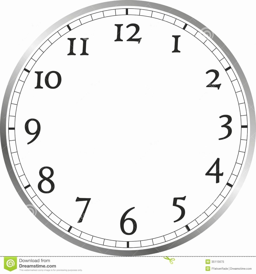 Чёрный циферблат без стрелок и цифр