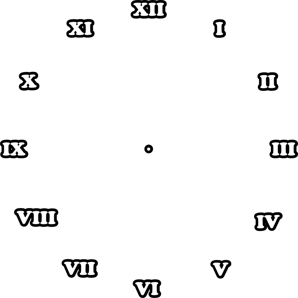 Циферблат квадрат