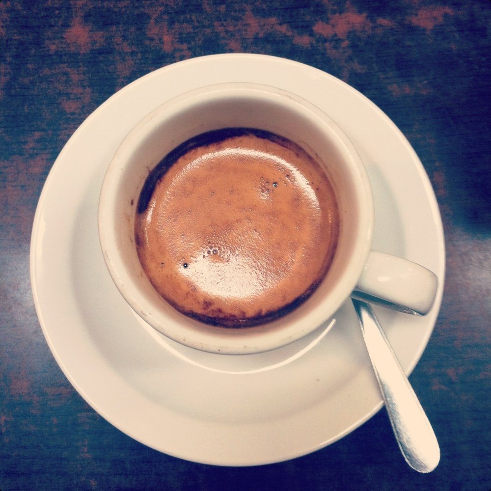 Капучино на белом фоне