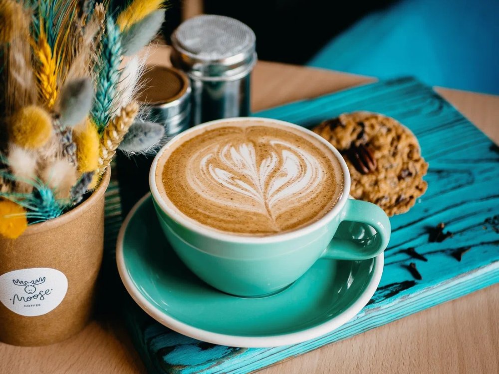 Новогодний латте арт