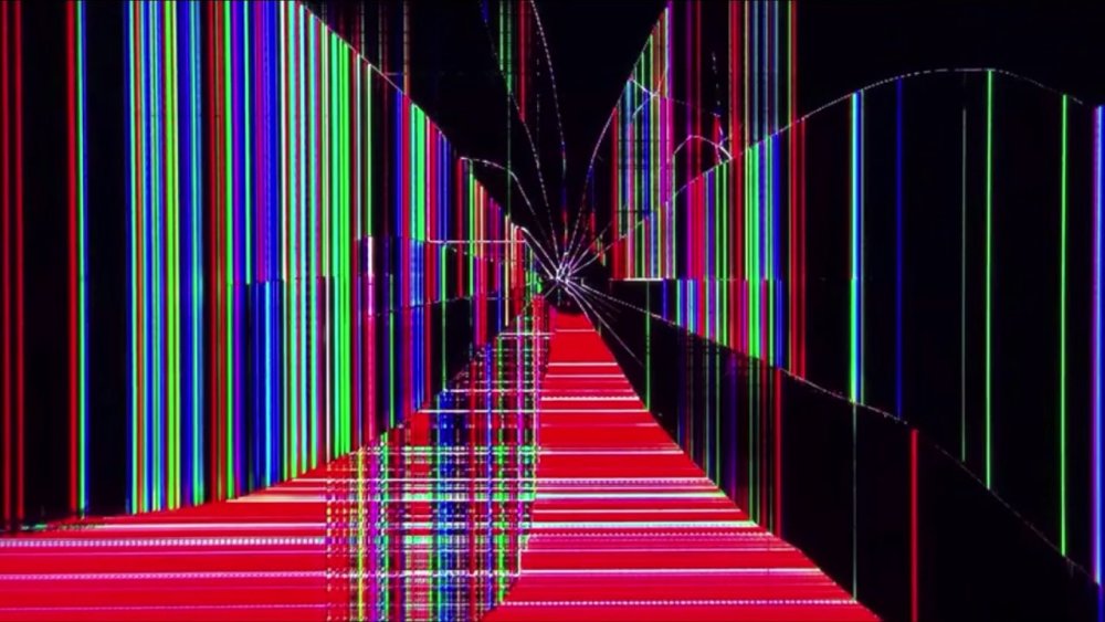 Разбитый монитор