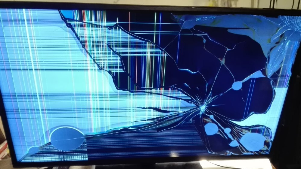 Разбитая матрица монитор ASUS