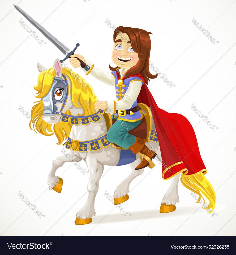 Принц Чарминг на лошади