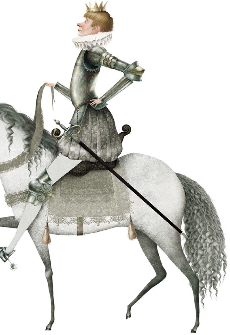 Принц Флинн на лошади