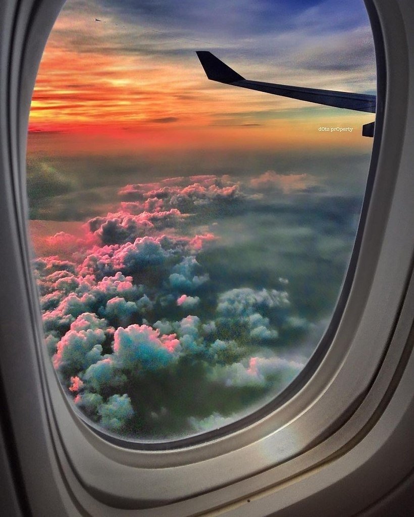 Вид из окна самолета