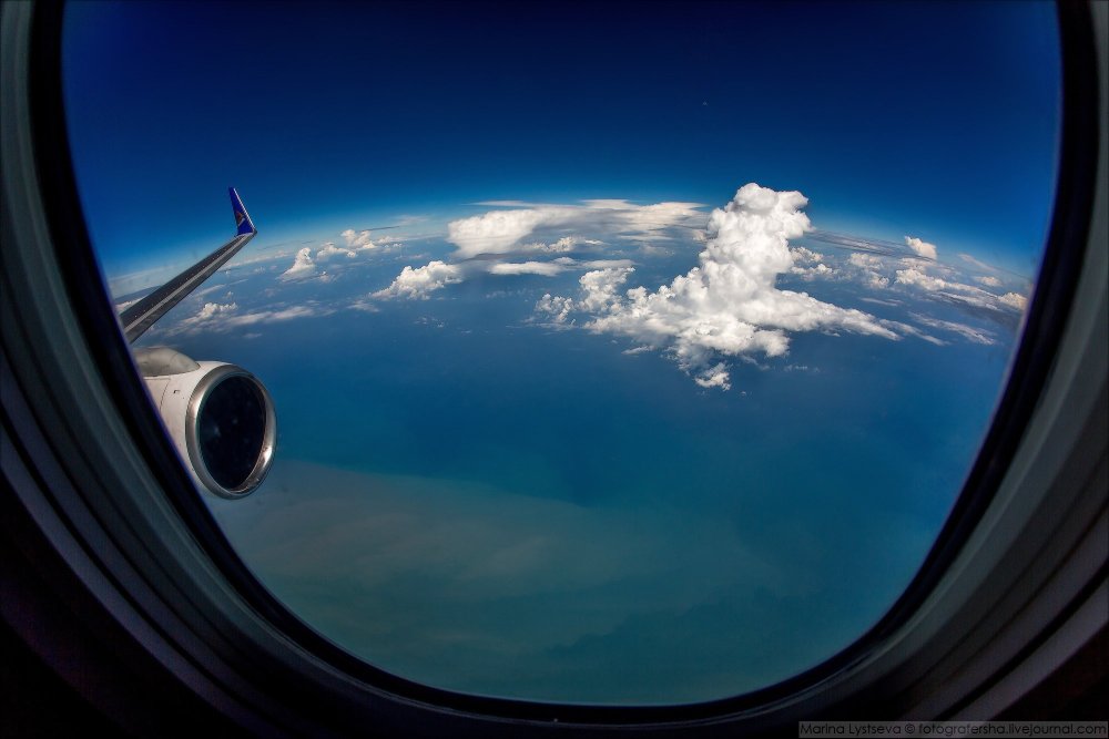 Вид из самолета