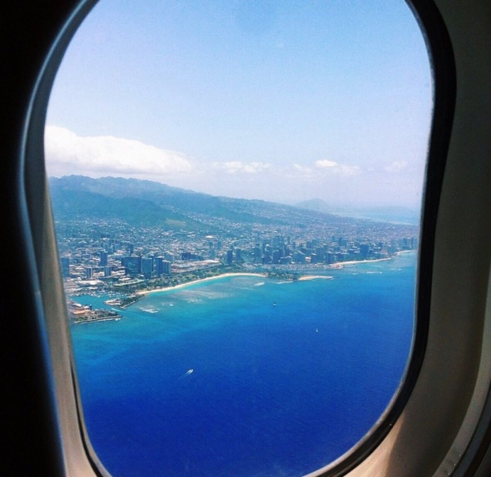 Вид из окна самолета