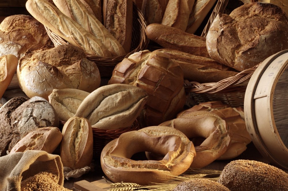 Хлебные изделия фон