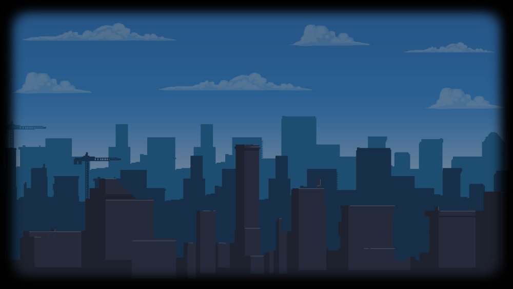 Пиксельный город фон