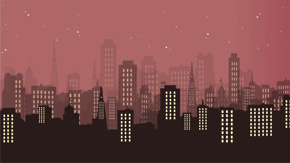 Силуэт города