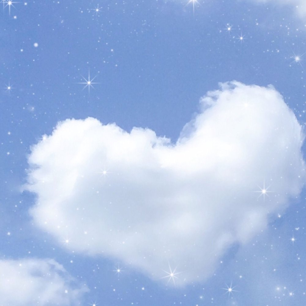 Голубые облака Эстетика