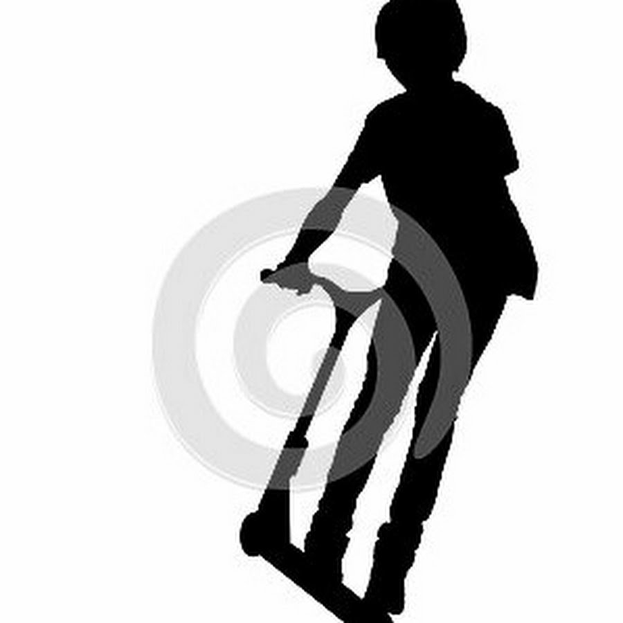 Самокат силуэт