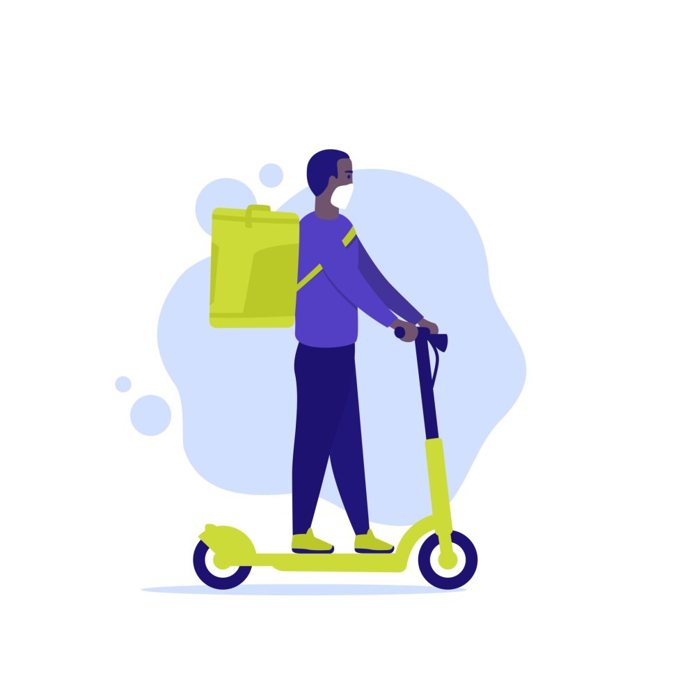 Самокат рисунок