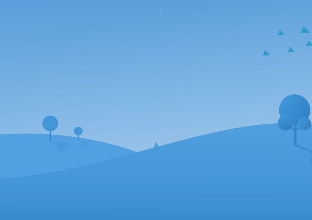 Голубой фон для презентации Минимализм