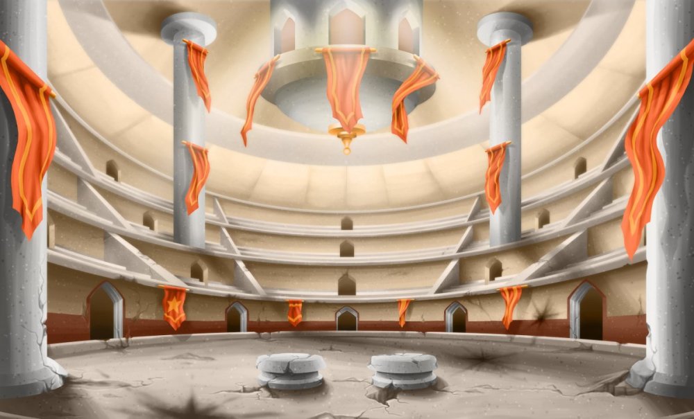 Арена Колизей фэнтези арт