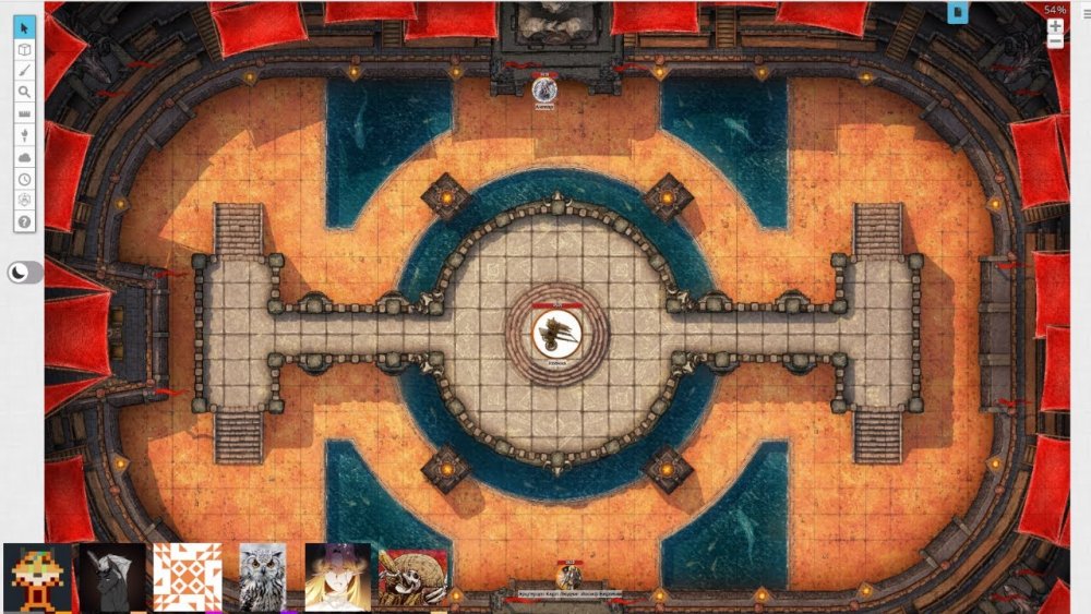 Арена ДНД карта