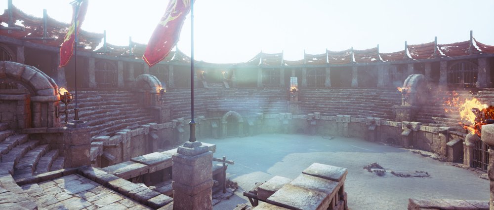 Бой на арене арт