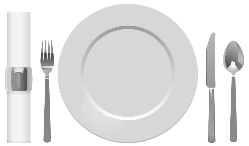 Еда на черном фоне