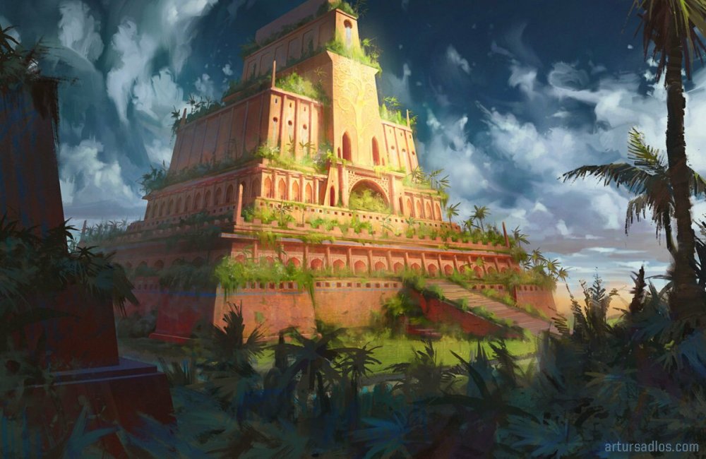 Висячие сады Семирамиды принц Персии