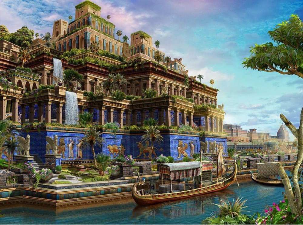 Висячие сады Семирамиды семь чудес света