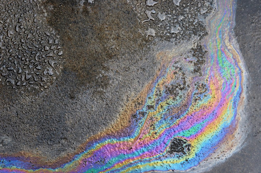 Радуга в луже