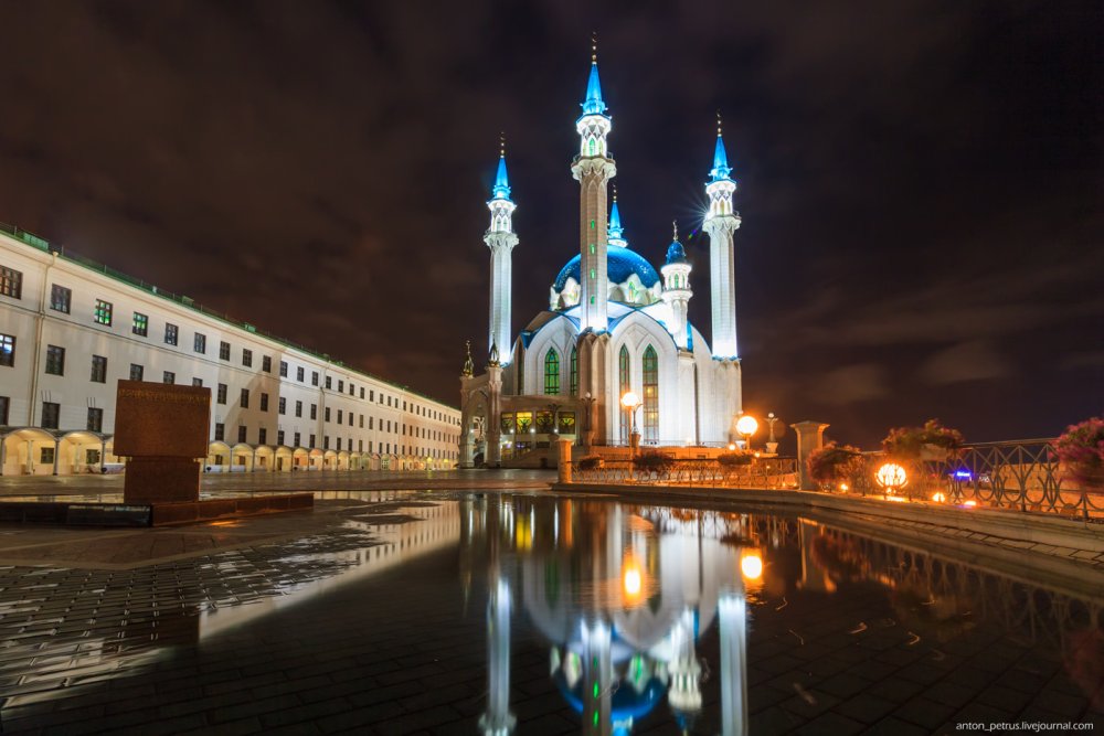 Мечеть в Казани на рассвете