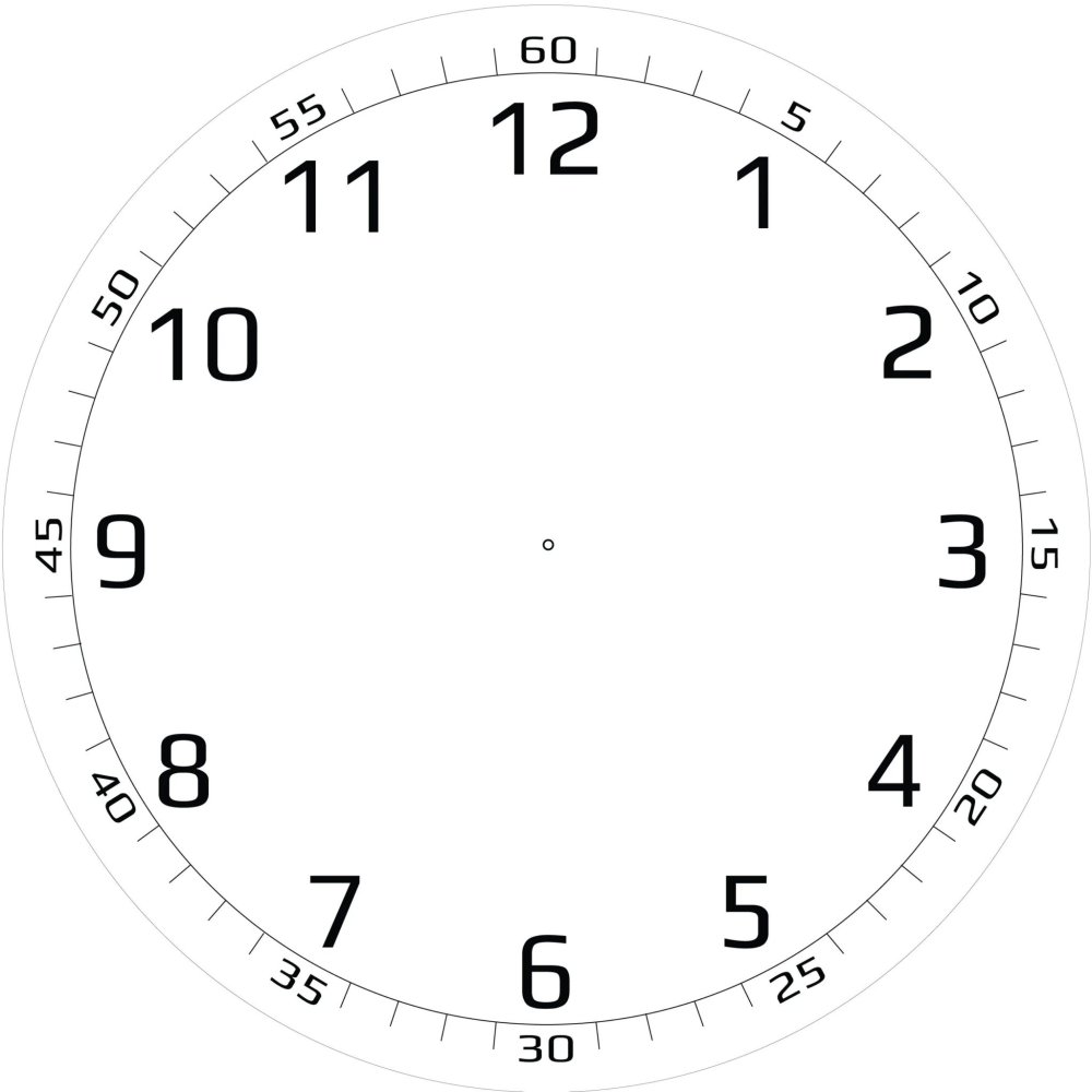 Часы циферблат