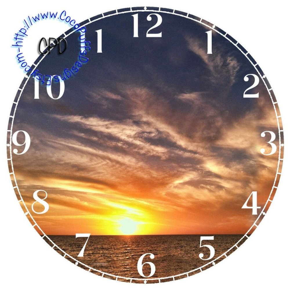 Циферблат часов без стрелок