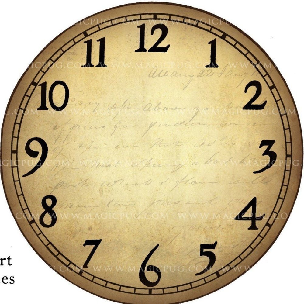 Циферблат без стрелок