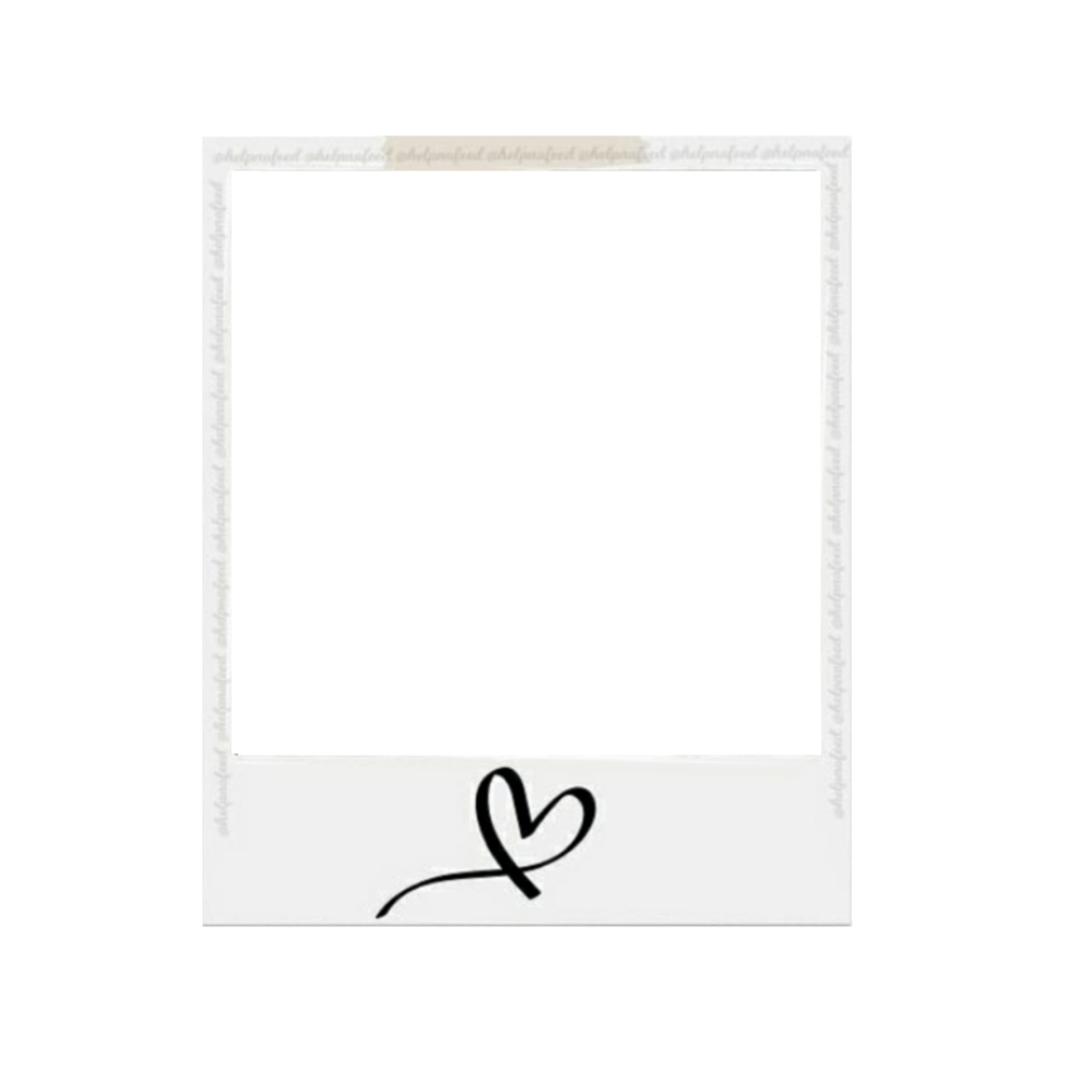 Полароид трафарет рамка