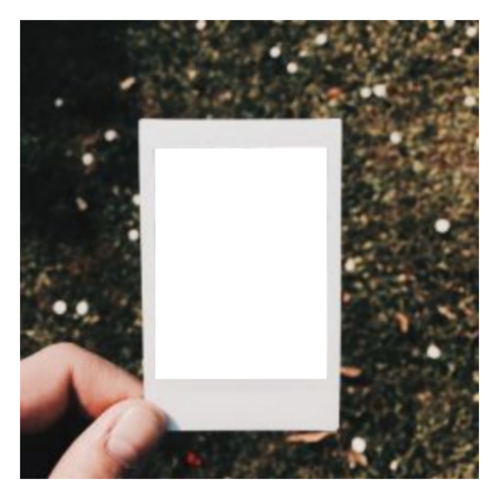 Полароид трафарет рамка