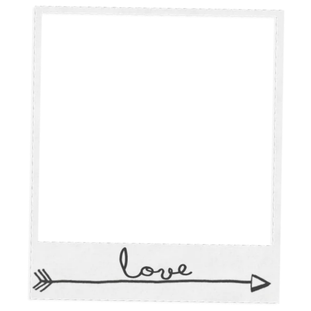 Полароидные рамки на прозрачном фоне