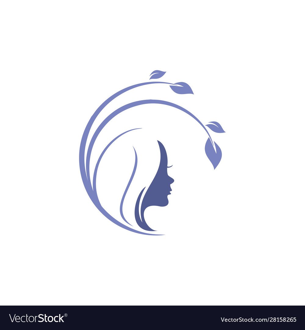 Силуэт девушки на ногтях