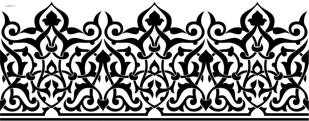 Арабский векторный орнамент