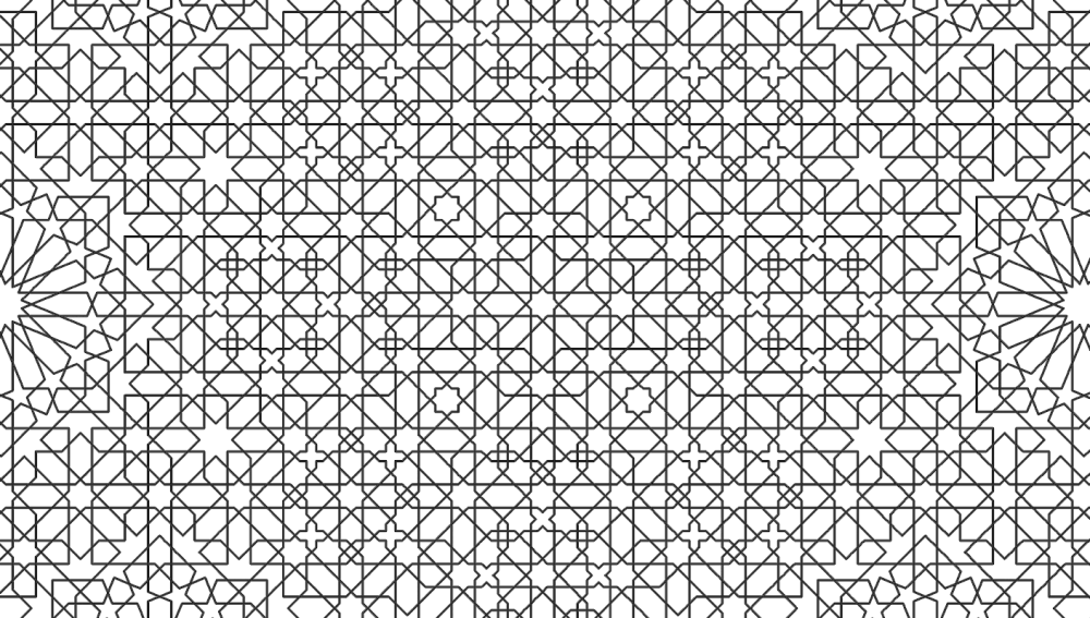 Арабский узор паттерн