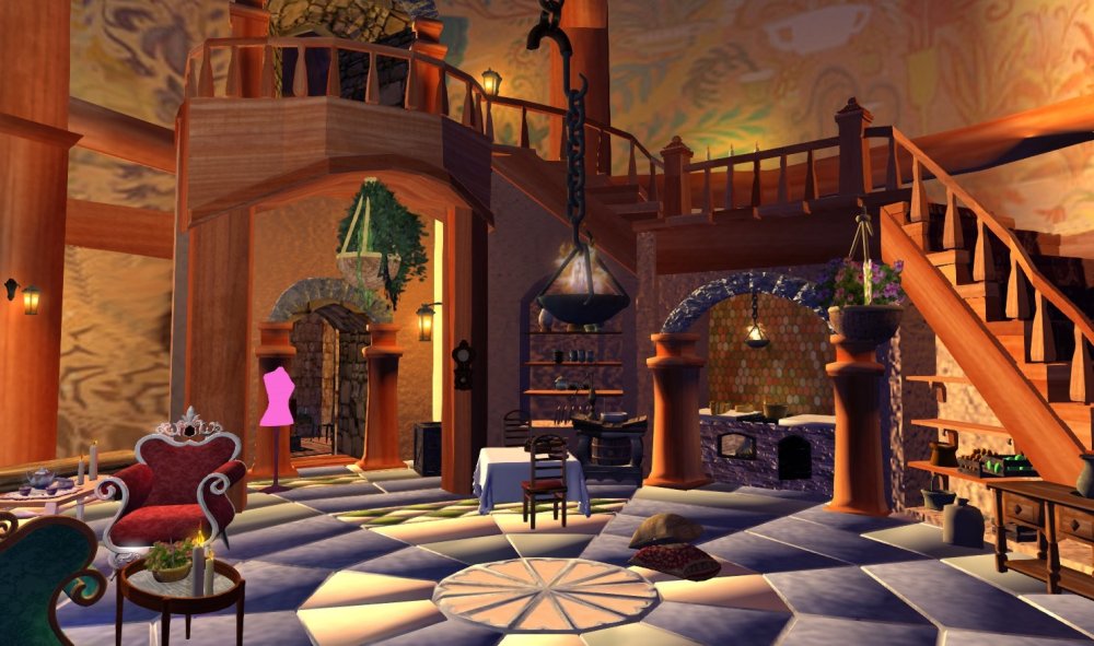 Сказочная избушка изнутри