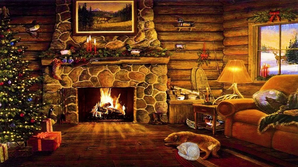 Сказочный домик зимой